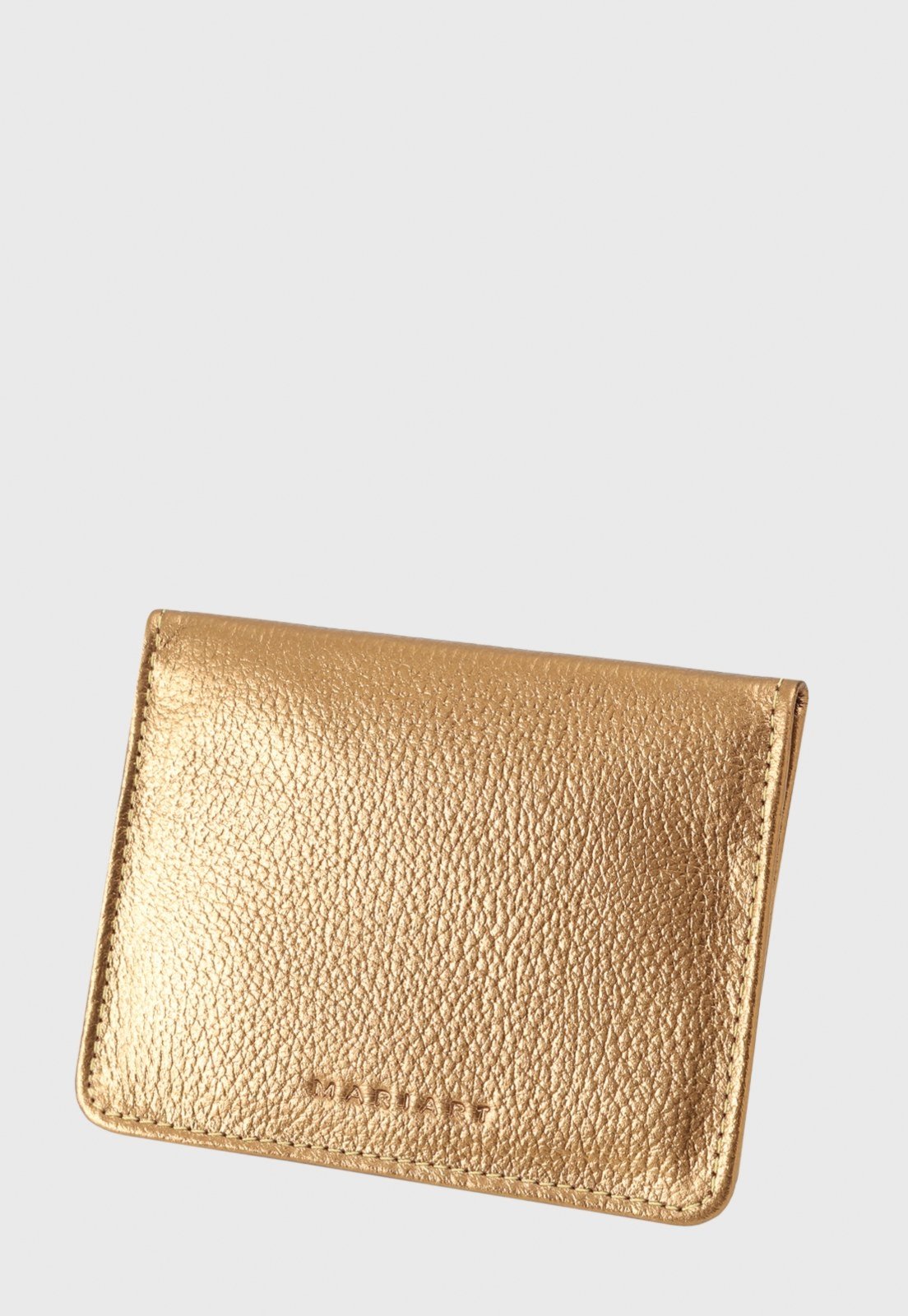 Vista 2 Carteira de Couro Mariart 649MRT Bronze dourado bronze Mariart dourado bronze