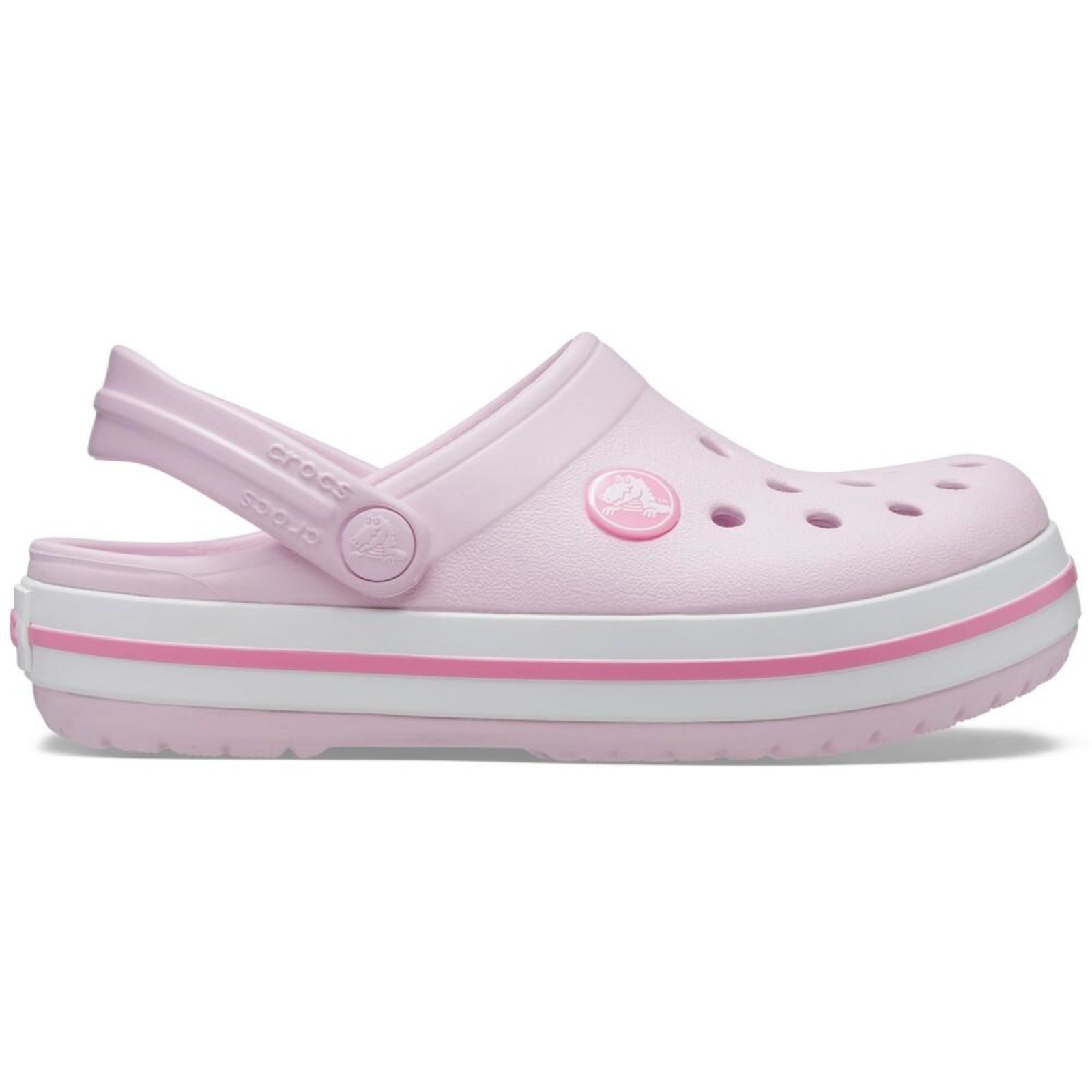 Infantil – Sandália Crocs Crocband Clog Ballerina Pink – 30 Rosa