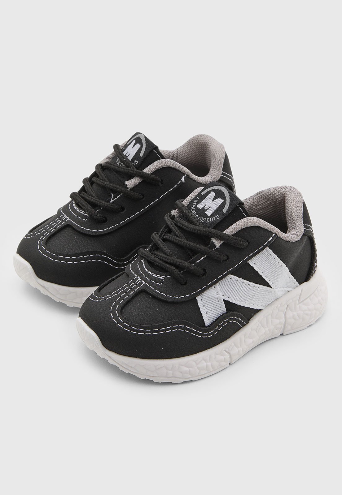 Infantil - Tênis Molekinho Cano Baixo Preto