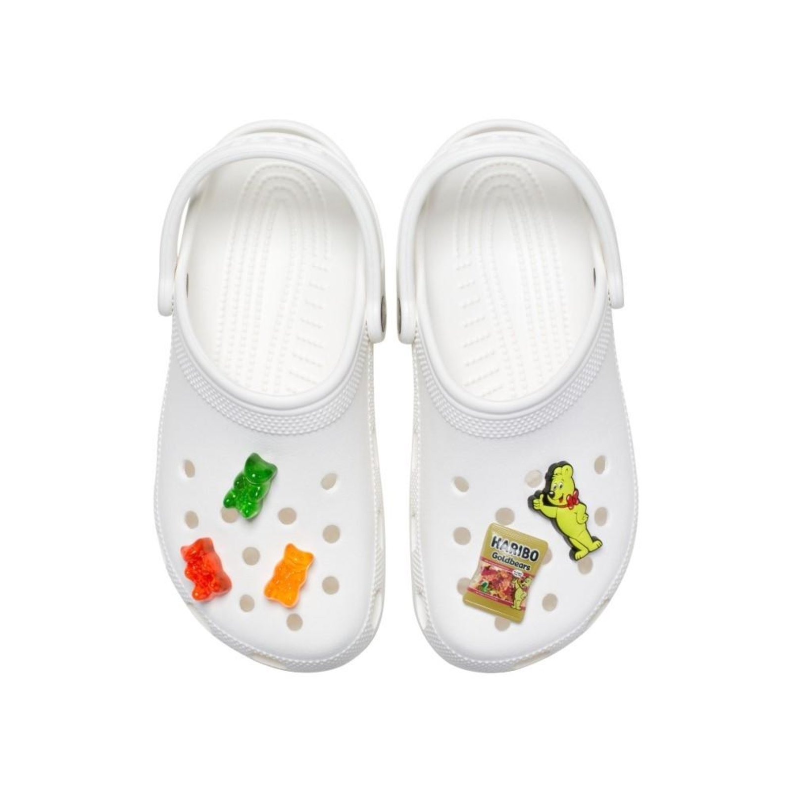 Vista 3 Infantil - Jibbitz™ Haribo Pack com 5 Peças Crocs branco