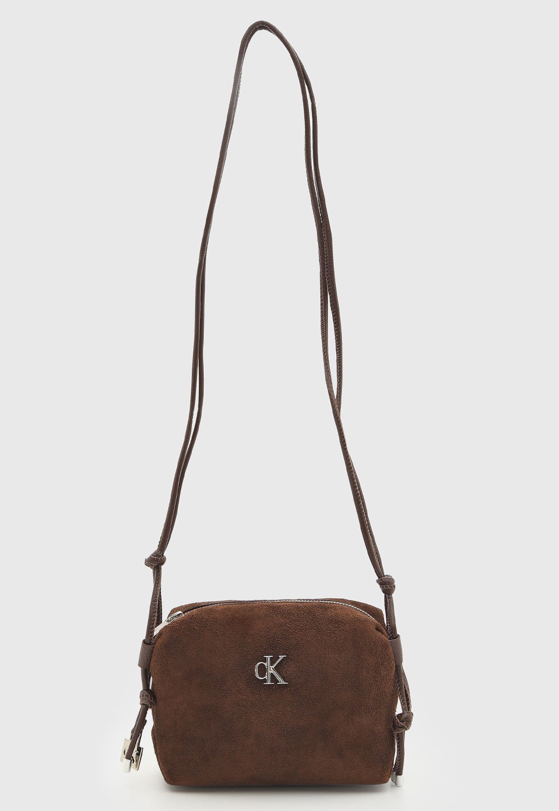 Bolsa Feminina Calvin Klein Couro Marrom