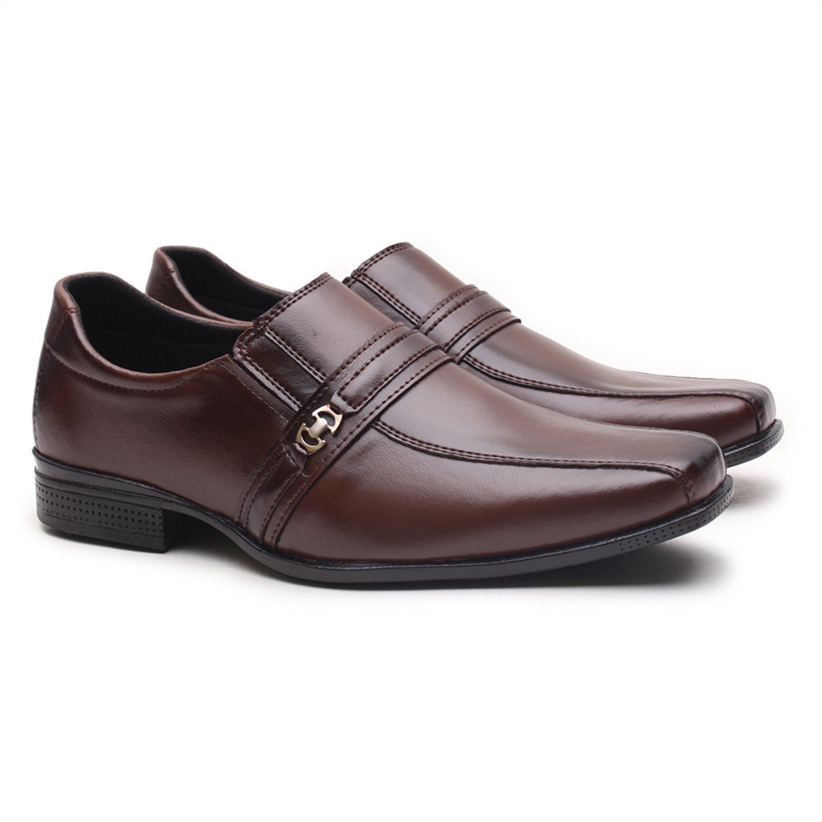 Sapato Social Masculino Com Metal Lateral Miletto