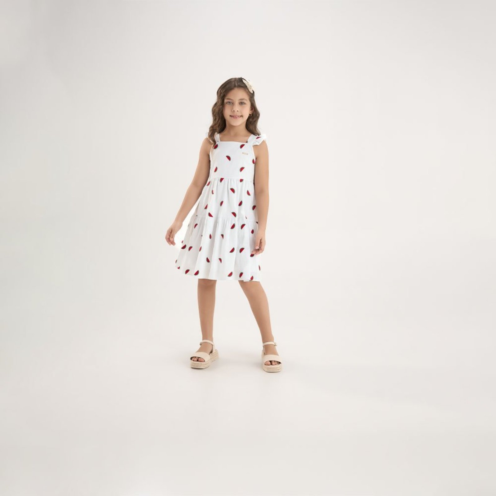 Infantil - Vestido Branco Pulla Bulla Menina - 53818-3