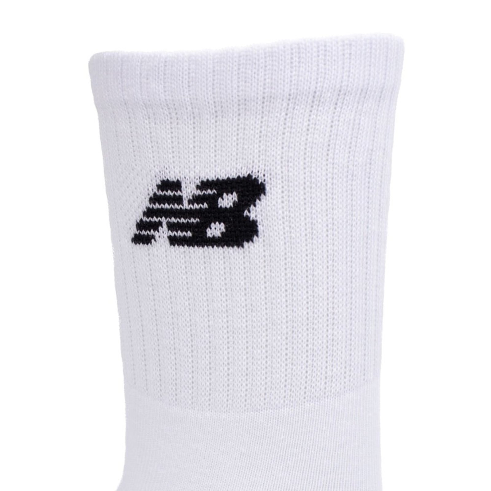 Vista 3 Meia Unissex New Balance Kit 3 NB32A Preto/Cinza New Balance branco