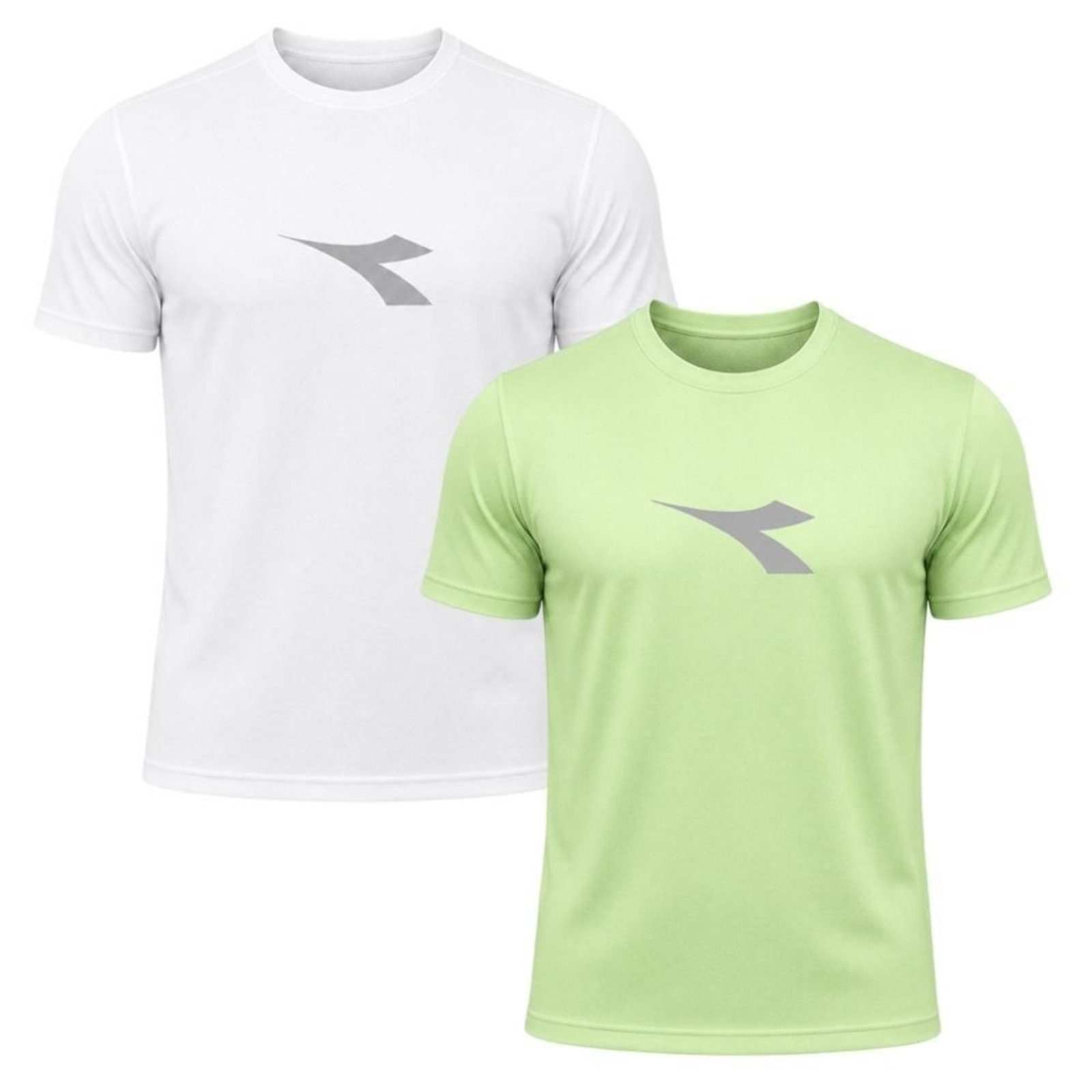 Kit 2 Camisetas Diadora Big Logo Masculino - Branco - Diadora