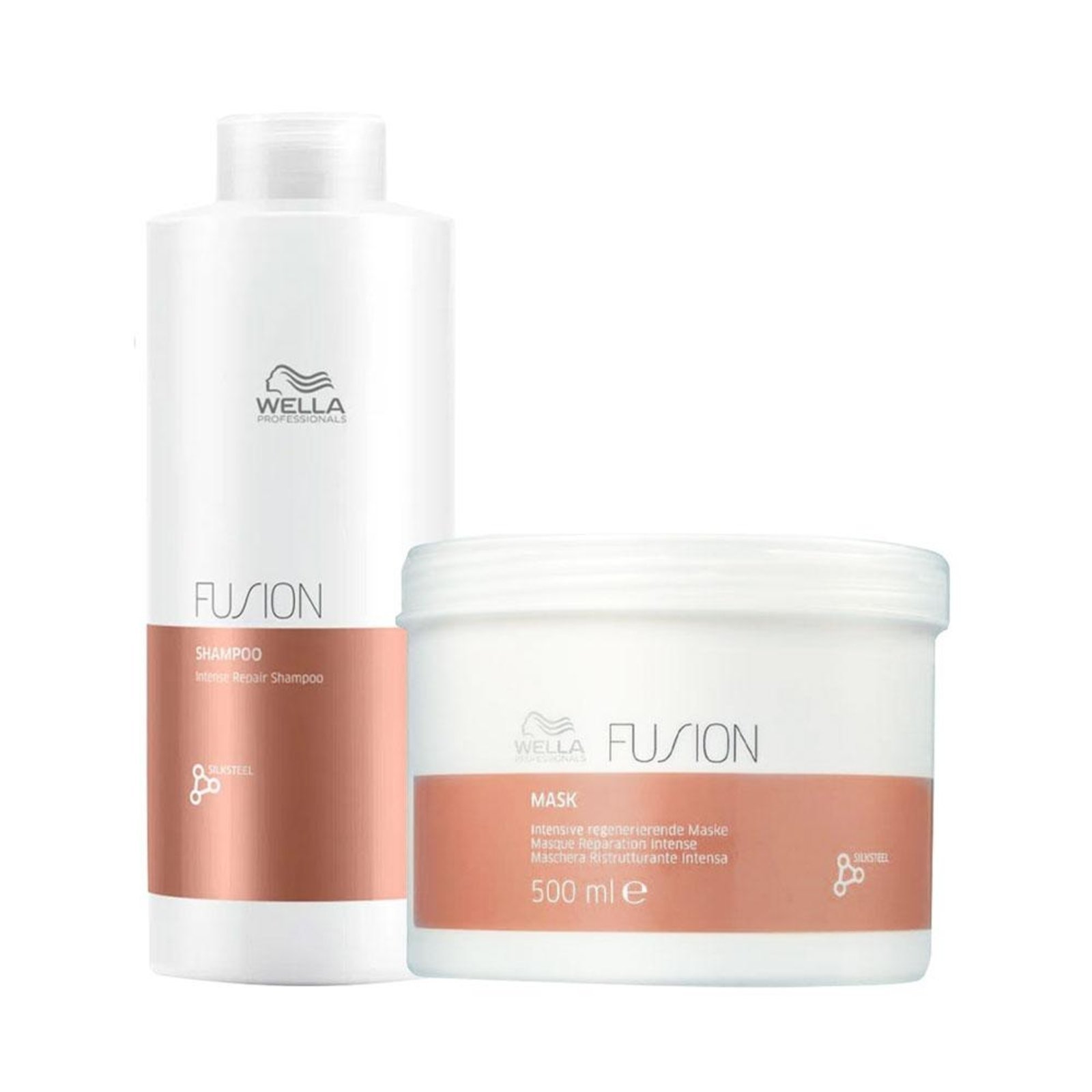 Kit Wella Professionals Fusion Profissional - Shampoo e Máscara
