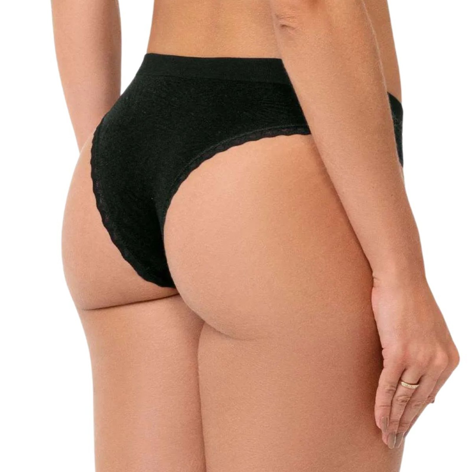 Calcinha Tanga Jacquard Sem Costura Zee Rucci