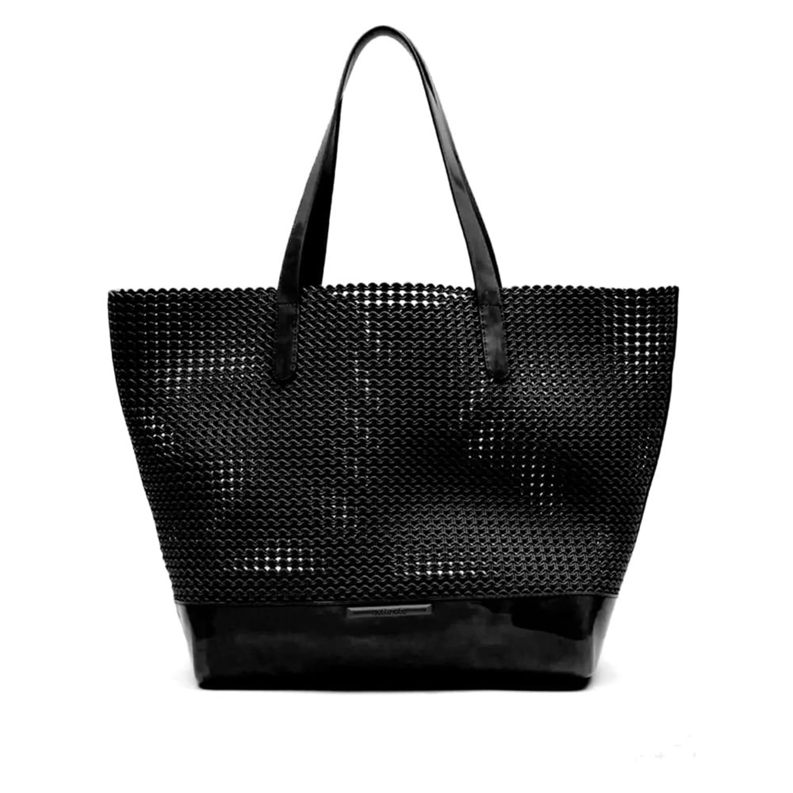 Bolsa Feminina Petite Jolie Tote Grande J-Lastic Preto