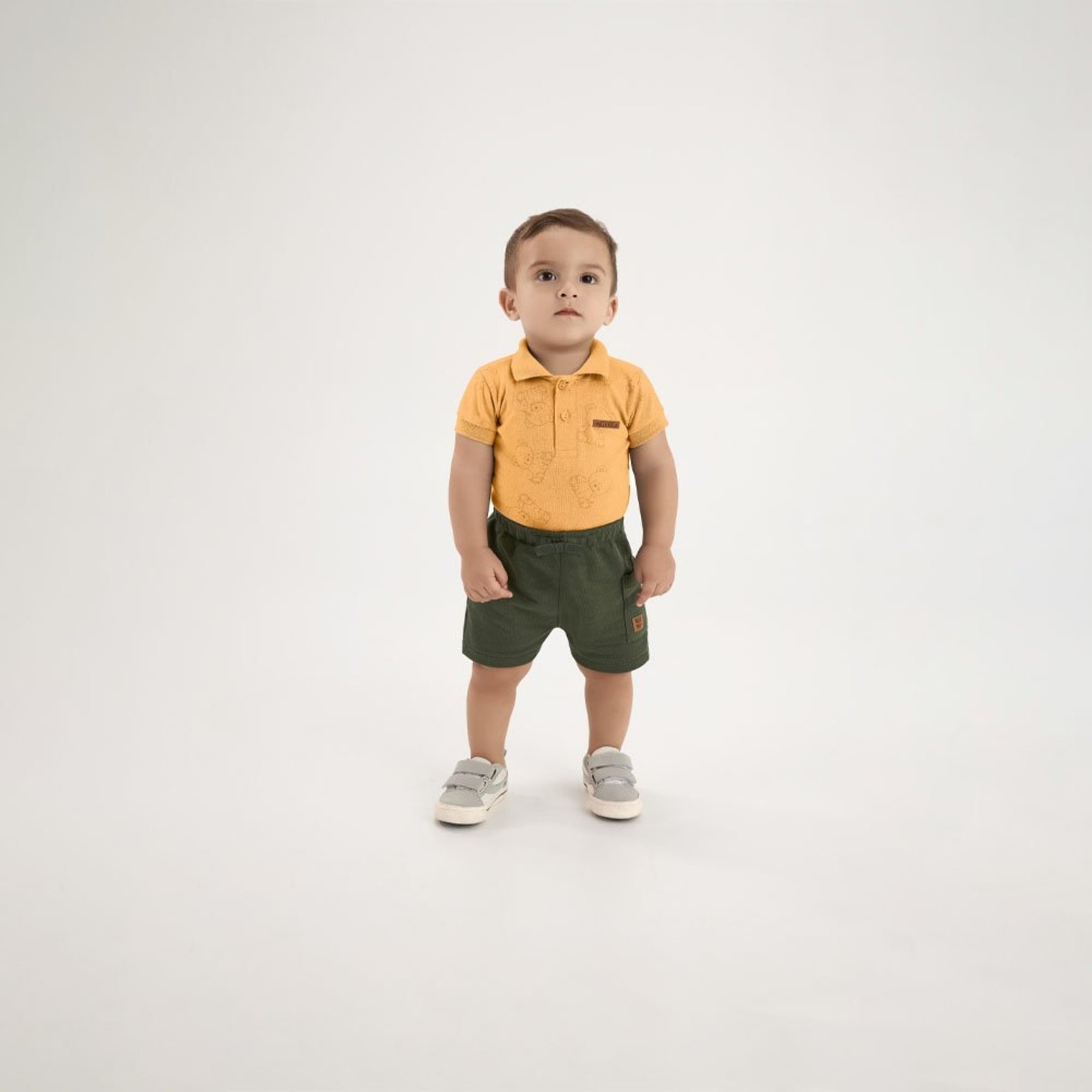 Infantil - Body Bege Pulla Bulla Menino - 53654-595