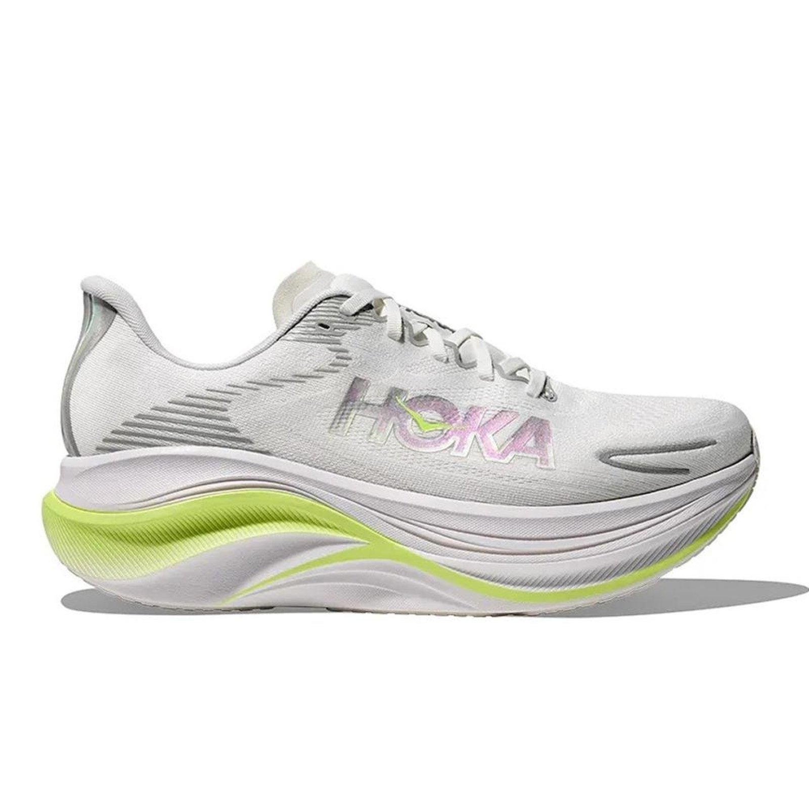 Tênis Hoka Skyward X 2 Masculino White/Neon Yuzu