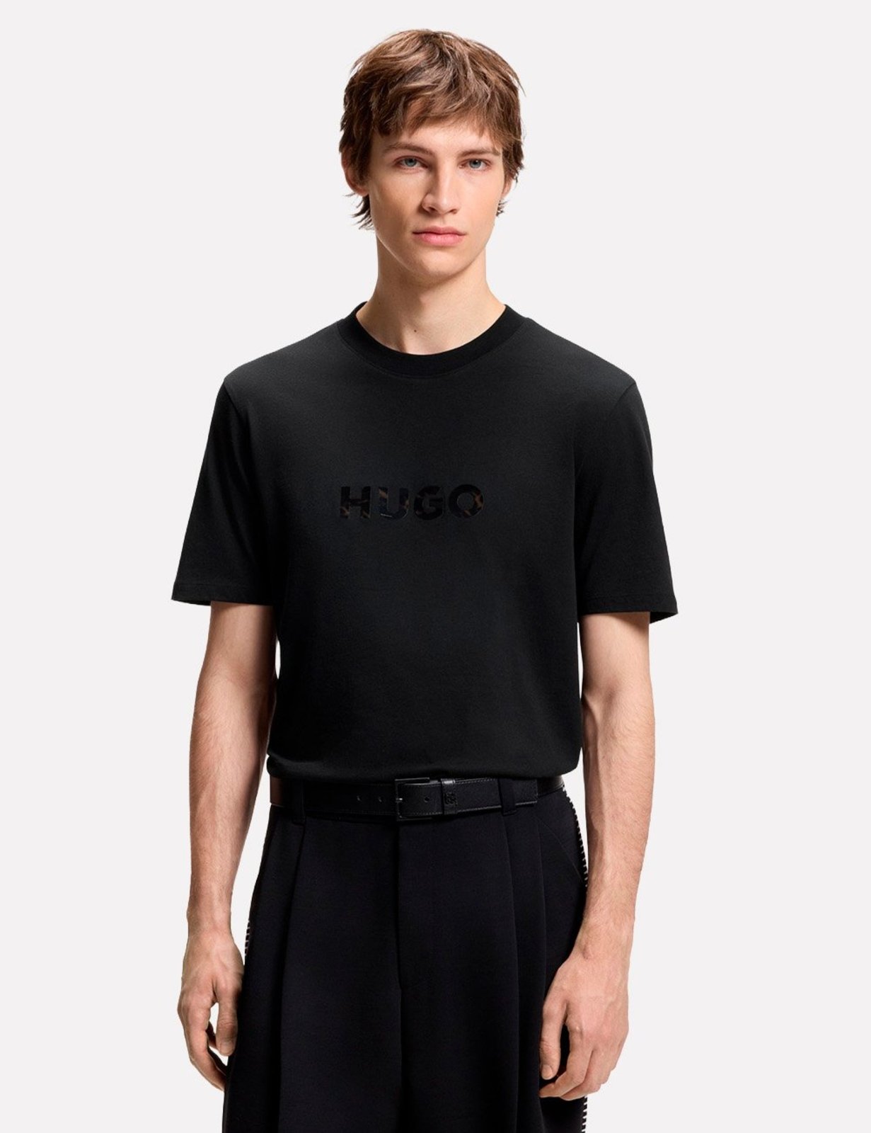 Camiseta Hugo Boss Masculina Regular Dumeo Preta