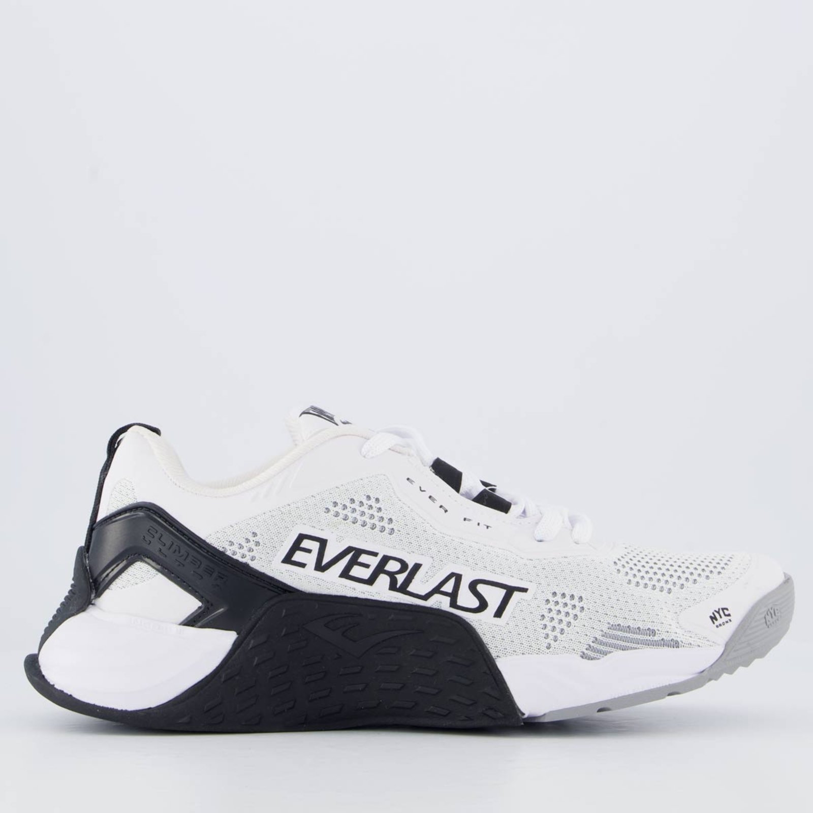 Vista 2 Tênis Everlast Climber Ultra e Preto branco Everlast branco