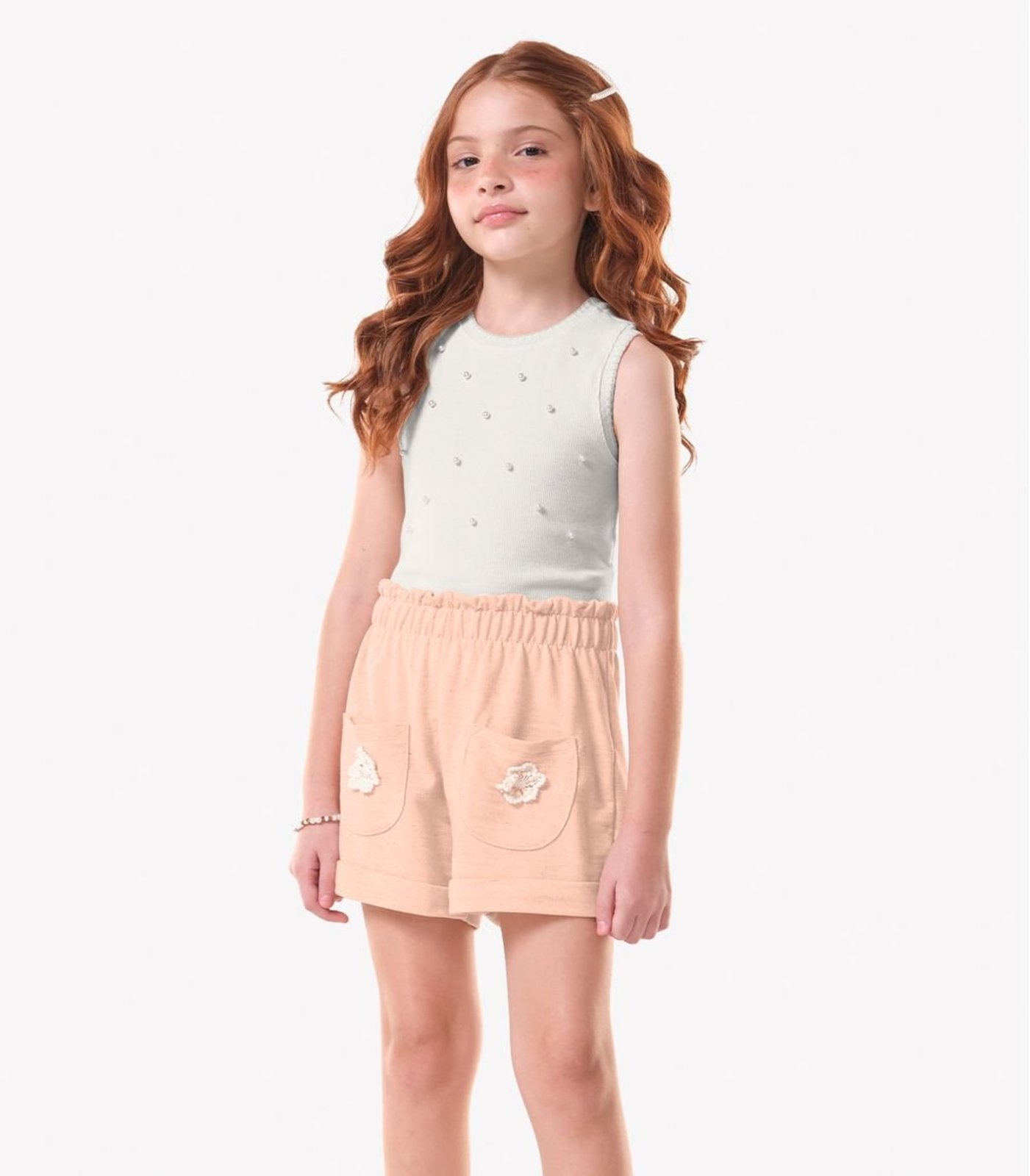 Infantil - Conjunto Regata Com Shorts Trick Nick Bege