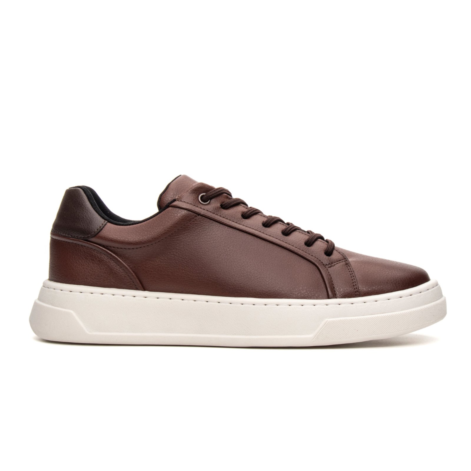 Tênis Masculino Coronello Casual Liso Marrom