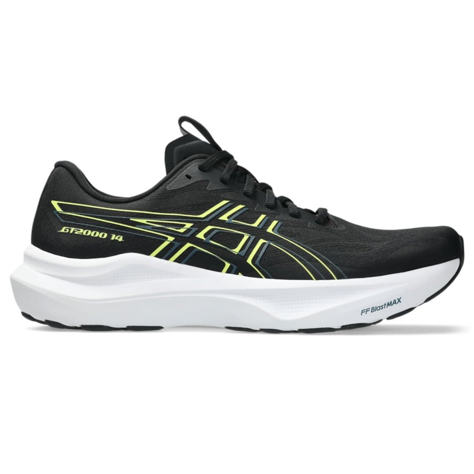 Tênis ASICS GT-2000 14 - Masculino - Preto/Amarelo