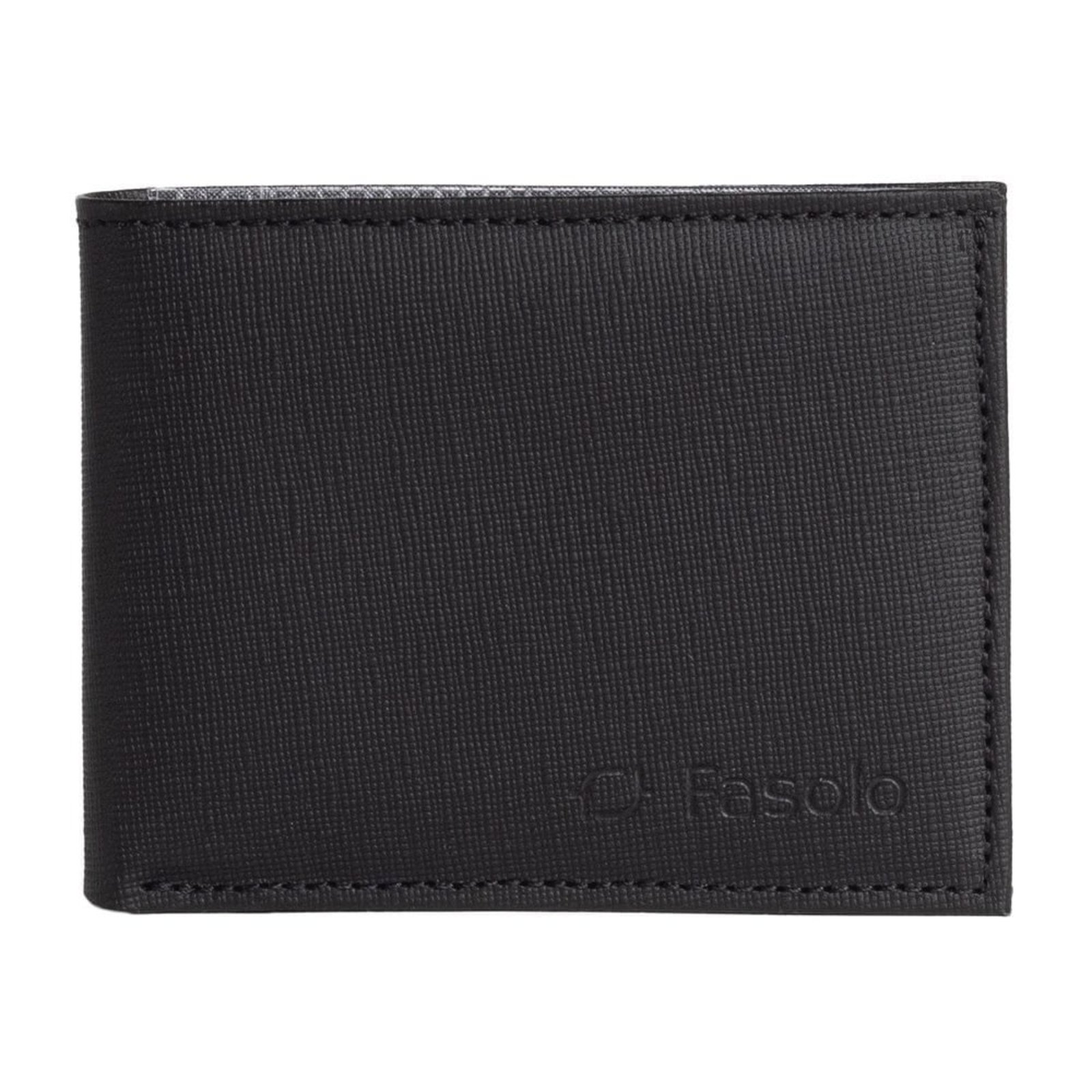 Carteira Masculina Fasolo em Couro K740076 Preto