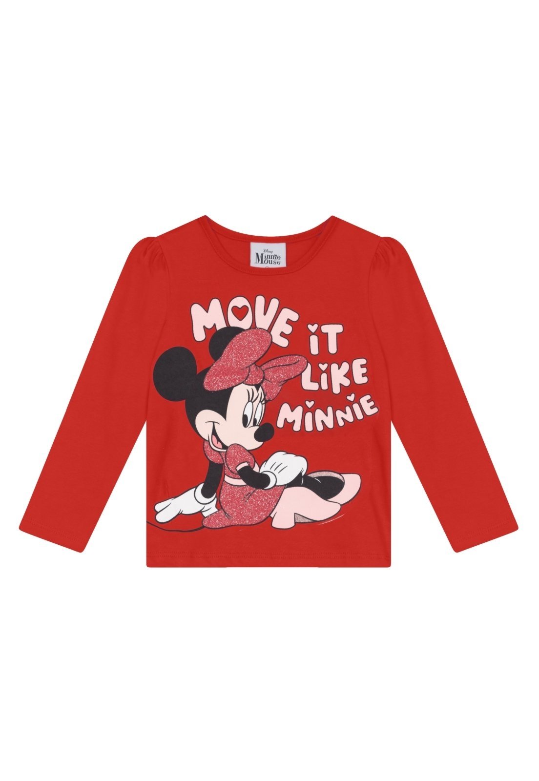 Infantil - Blusa menina da Minnie Mouse Brandili