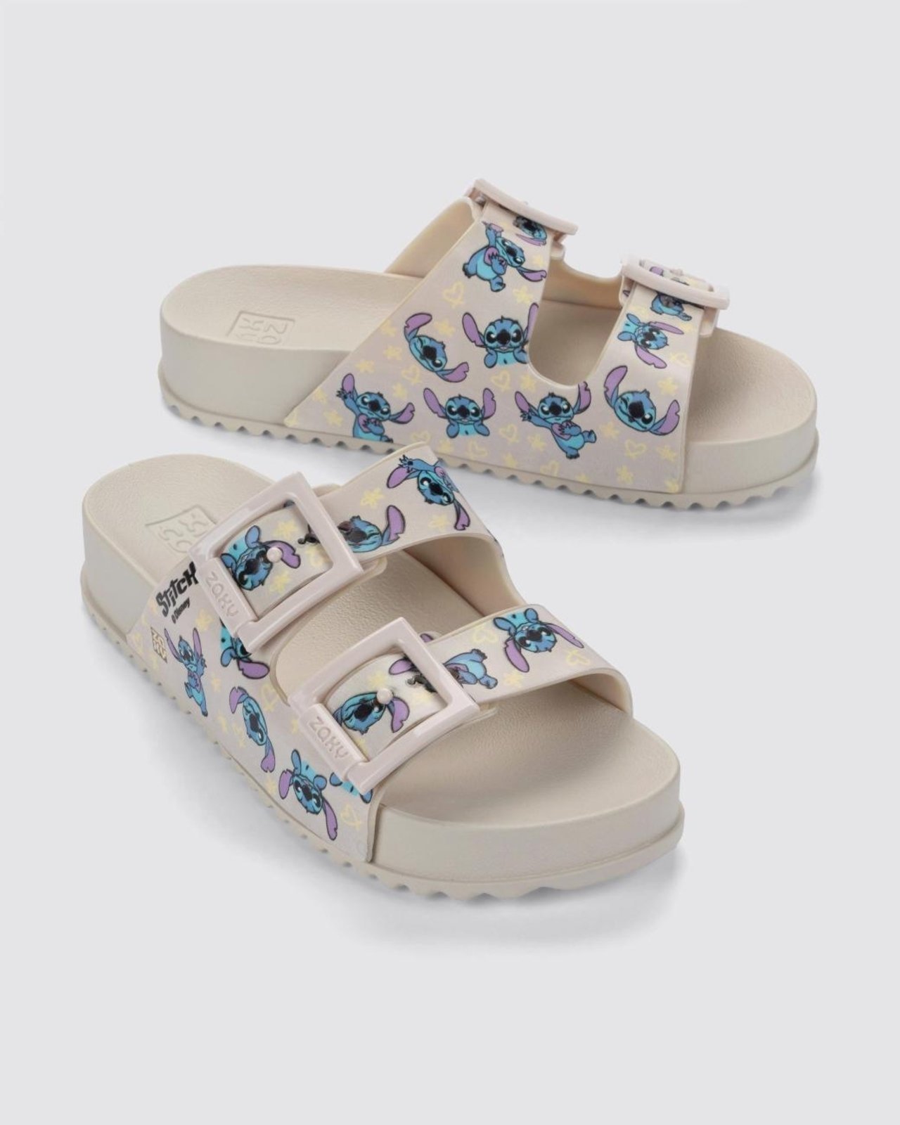 Chinelo Slide Disney Zaxy Off-white