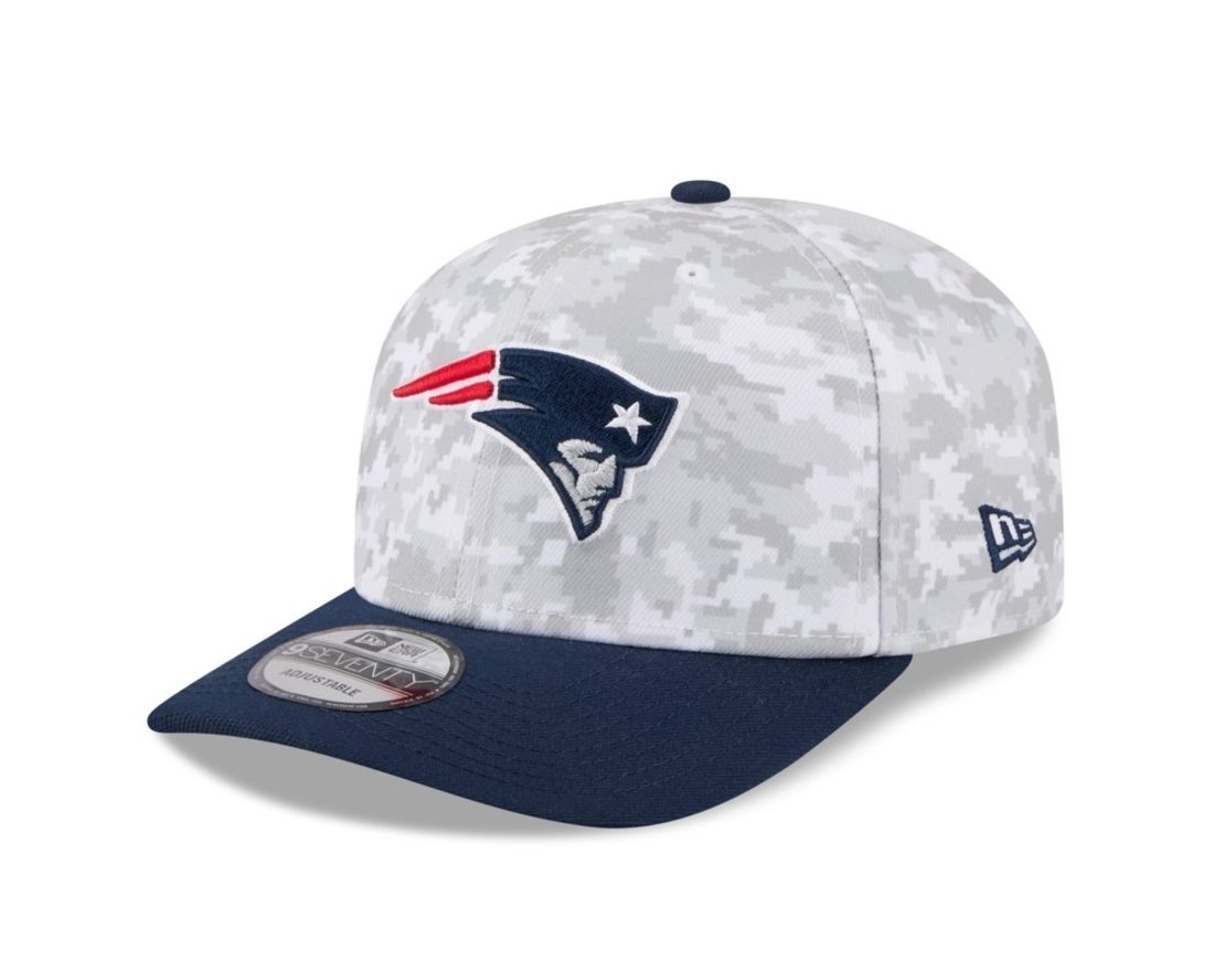 Bone New Era 9SEVENTY New England Patriots NFL Salute Service 2025 Militar