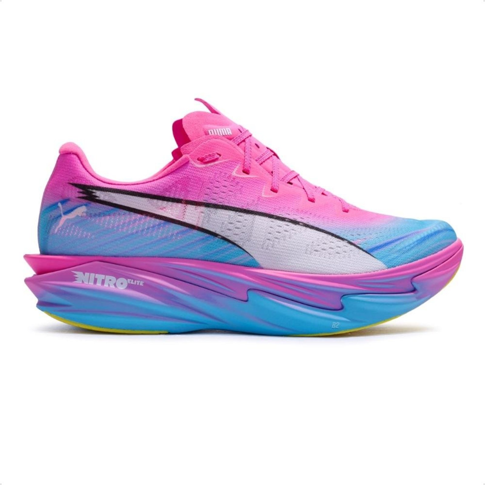 Tênis Puma Deviate Nitro Elite 4 St Feminino Rosa
