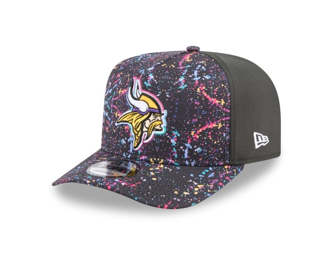 Bone New Era 9FIFTY A-Frame Minnesota Vikings NFL Preto