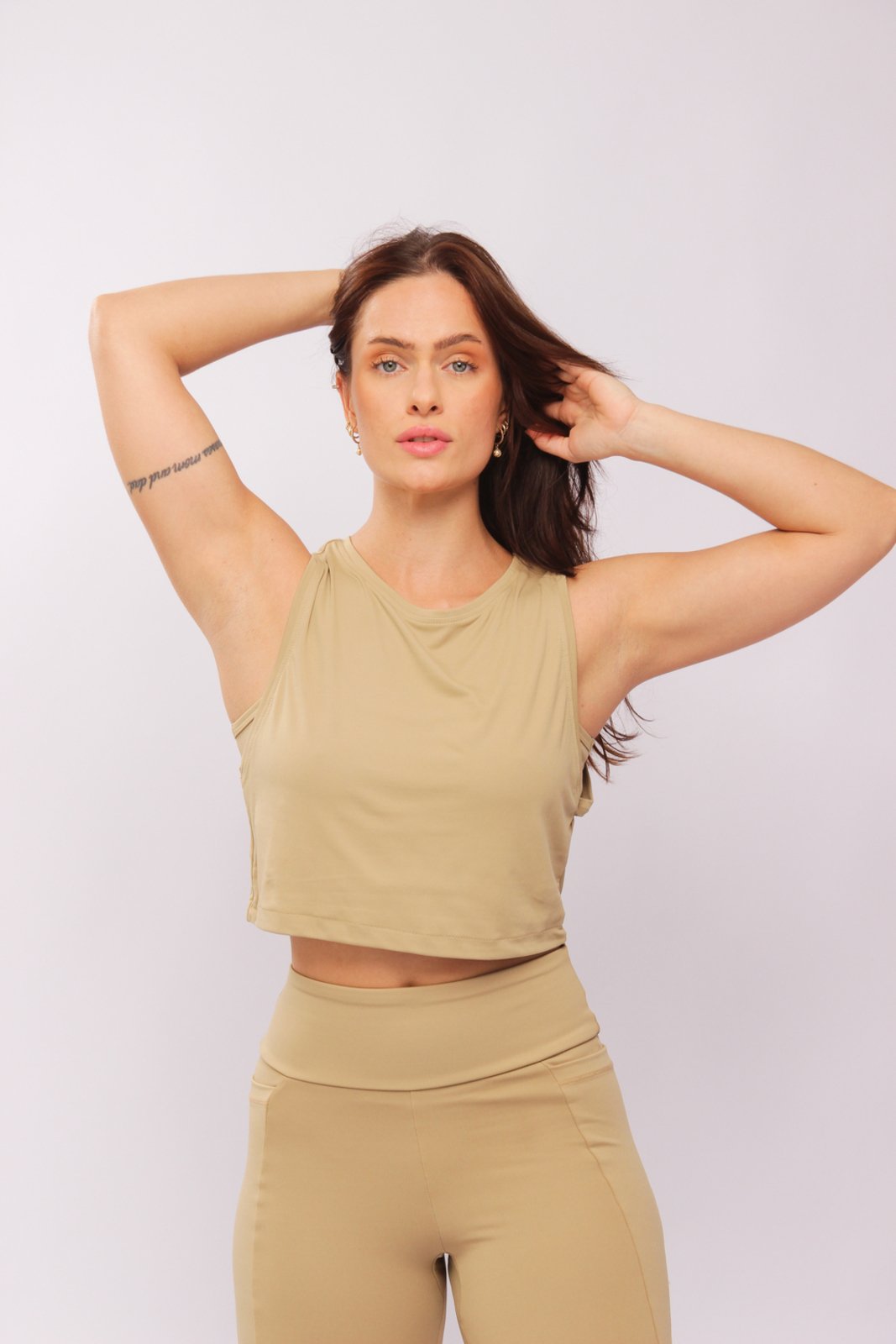 25007 – Regata Cropped Areia – Duna Casual