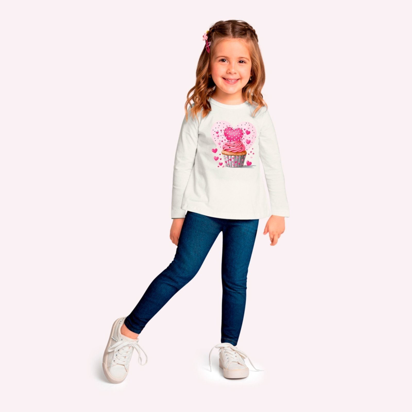 Infantil - Blusa Menina Cupcake Kyly