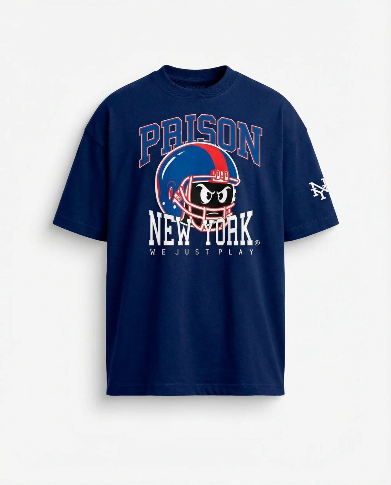 Camiseta futebol americano Oversized NY Kickoff Azul