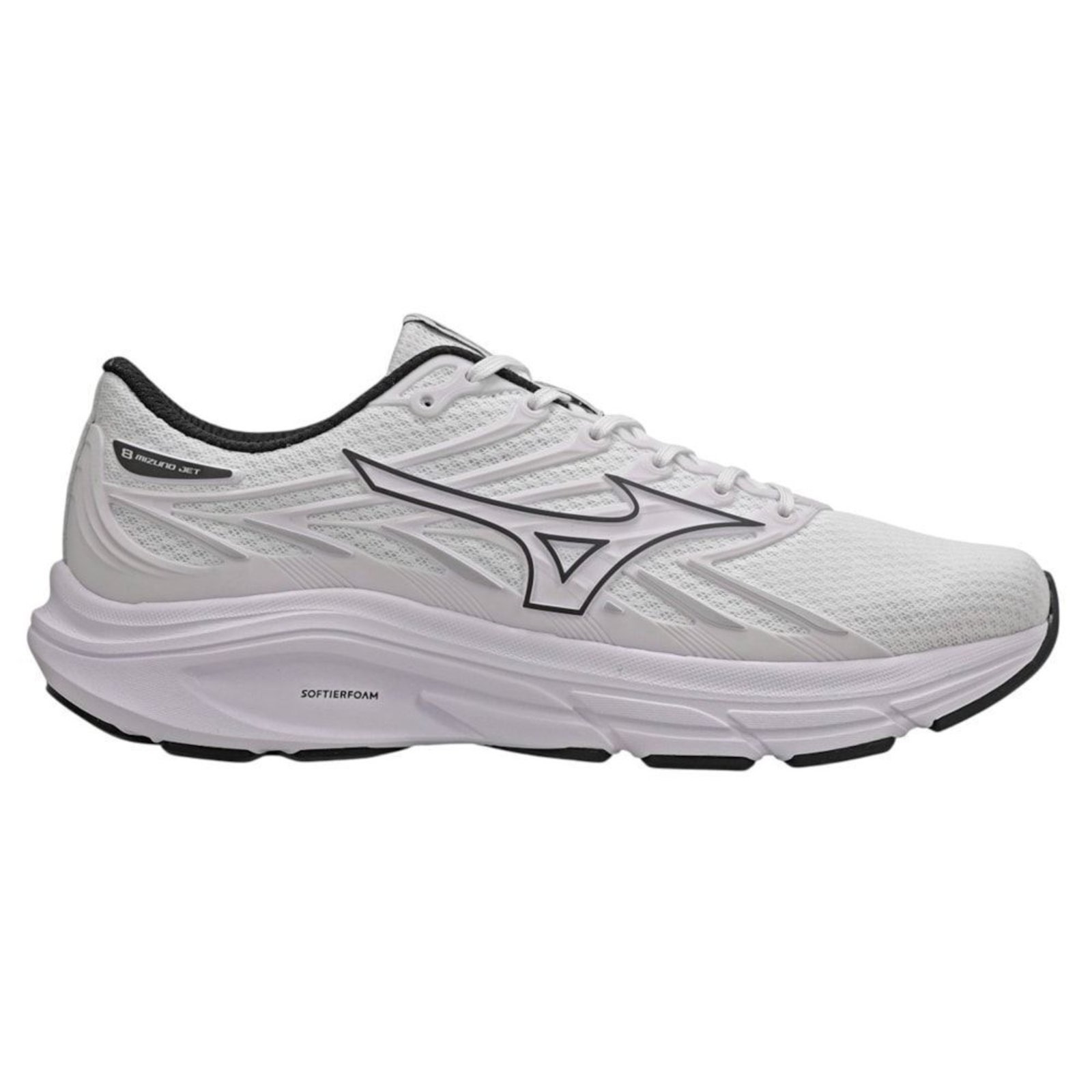 Tênis Mizuno Jet 8 Unissex - Branco - mizuno