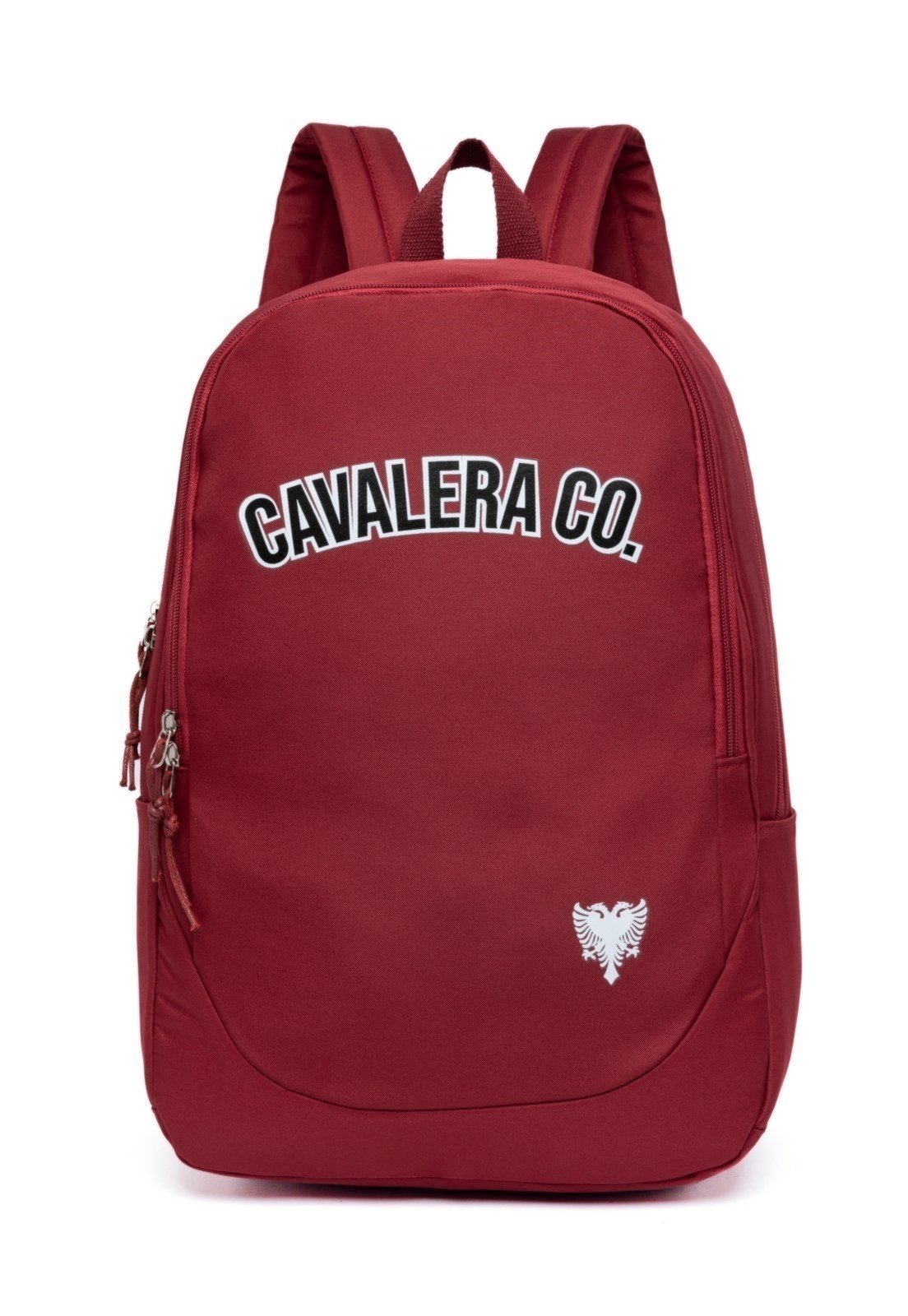 Mochila Cavalera Escolar Trabalho Espaçosa Vinho
