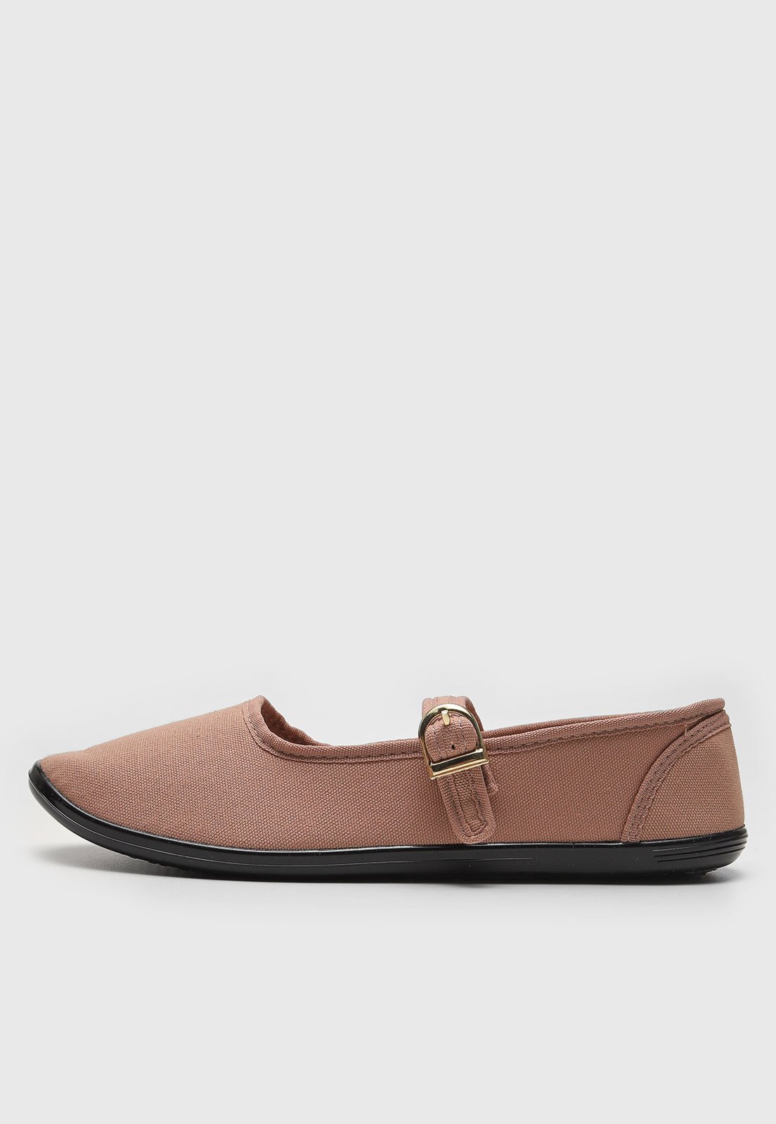 Sapatilha Moleca Textil Nude