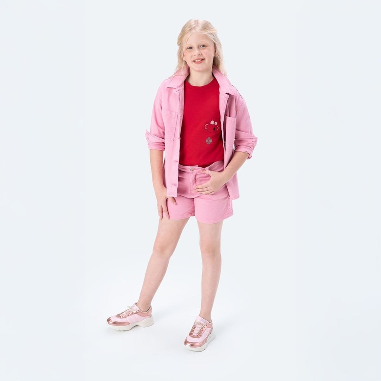 Infantil - Blusa Manga Curta Menina Lilica Ripilica