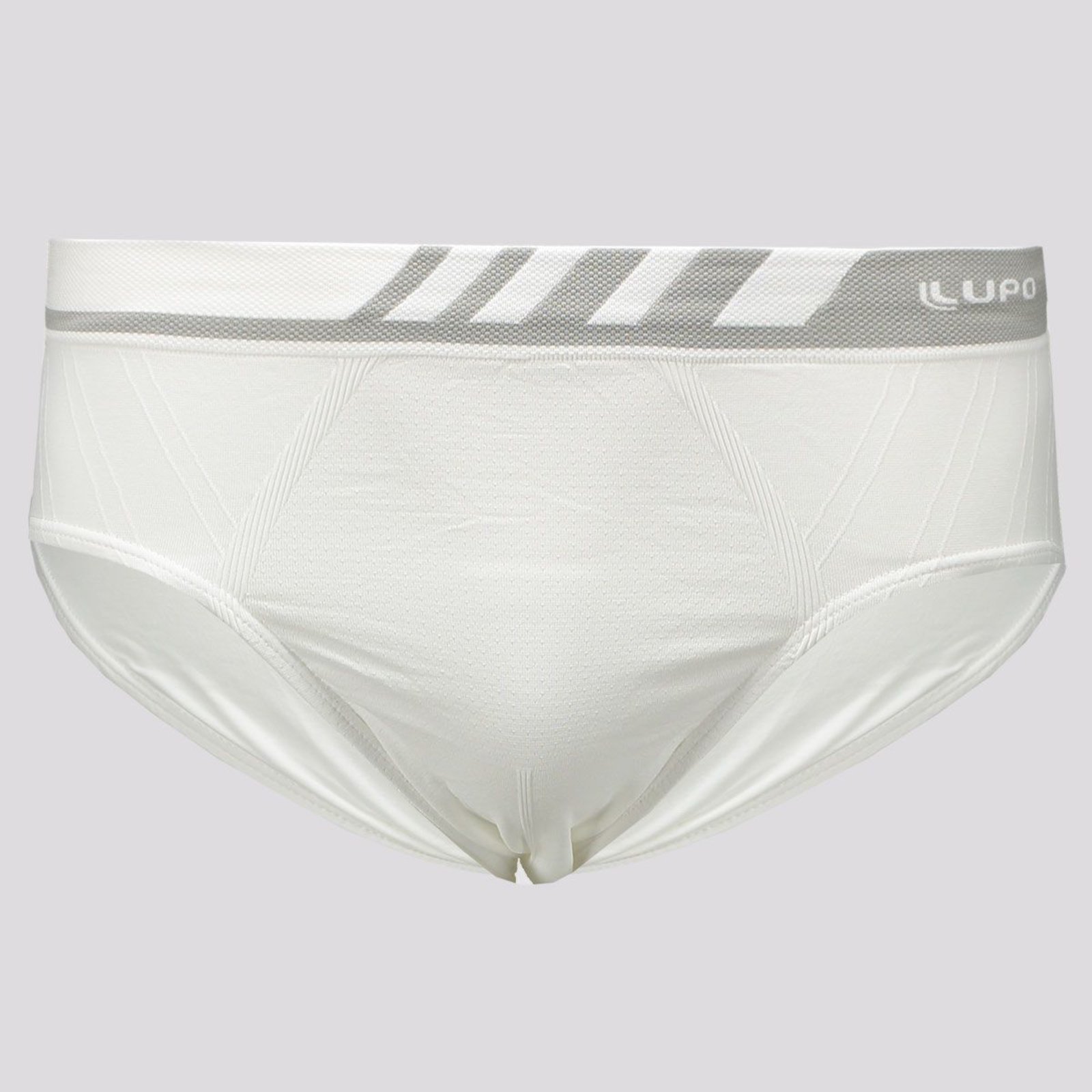 Cueca Slip Lupo Microfibra Sem Costura Branca