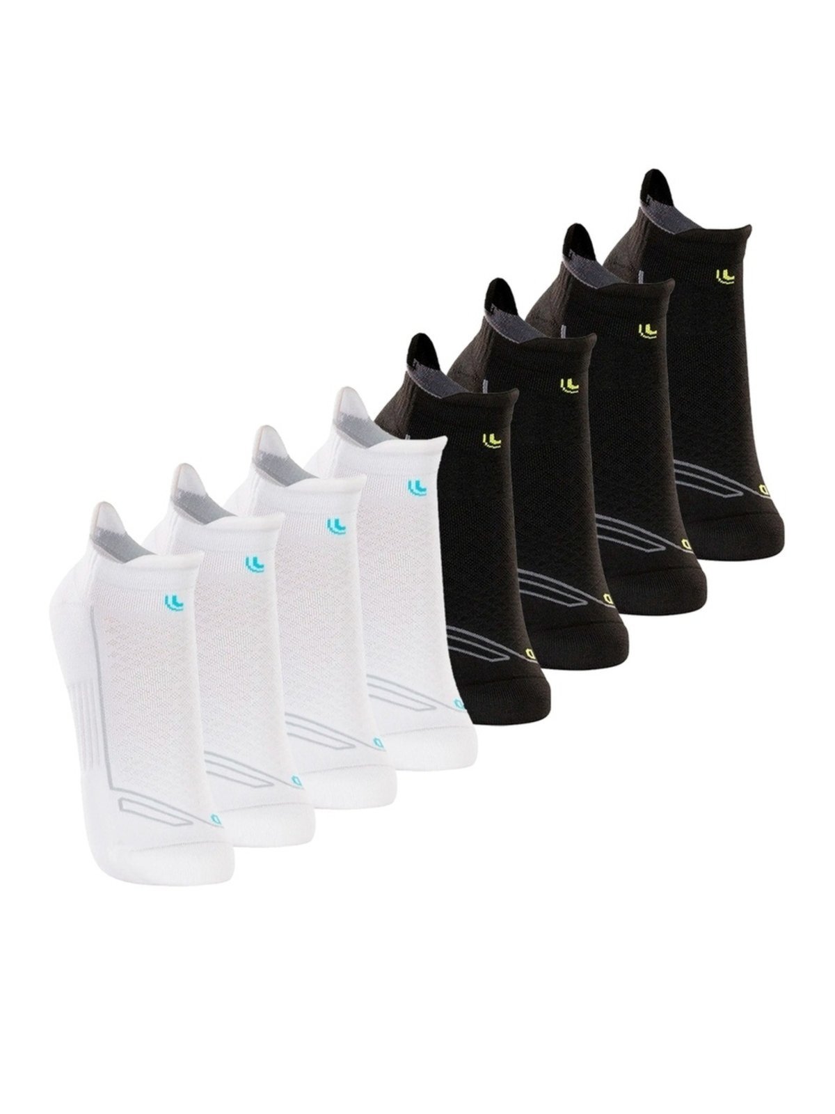 Kit com 8 Pares de Meias Performance Running Lupo 3276-002