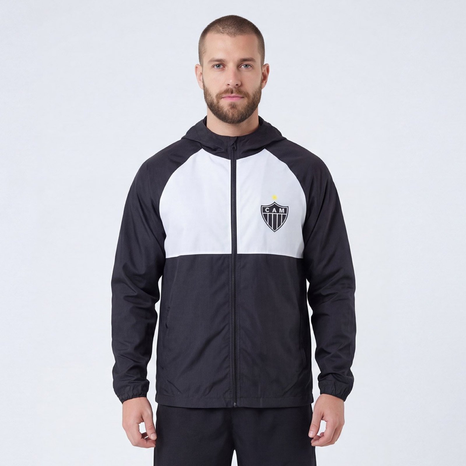 Jaqueta Atlético Mineiro Kodiak Preta e Branca