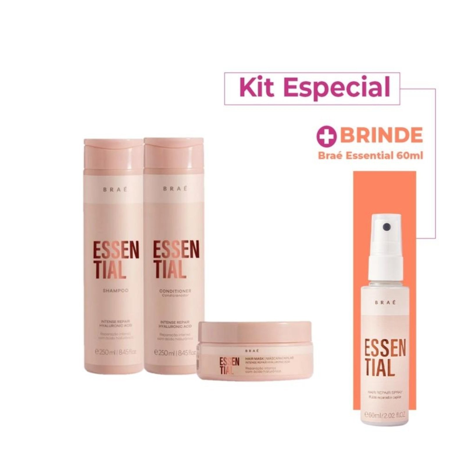 Kit Braé Essential Home Care Especial (3 produtos)
