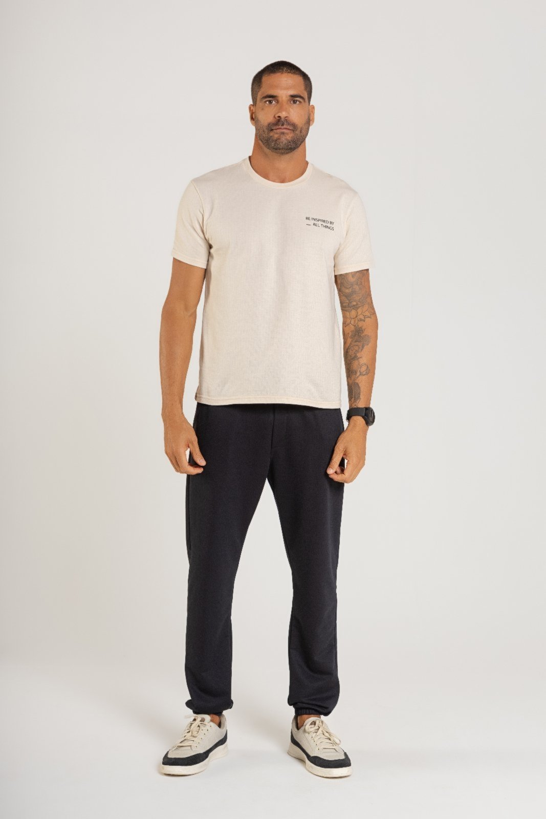 Camiseta Básica Masculina The Philippines Bege