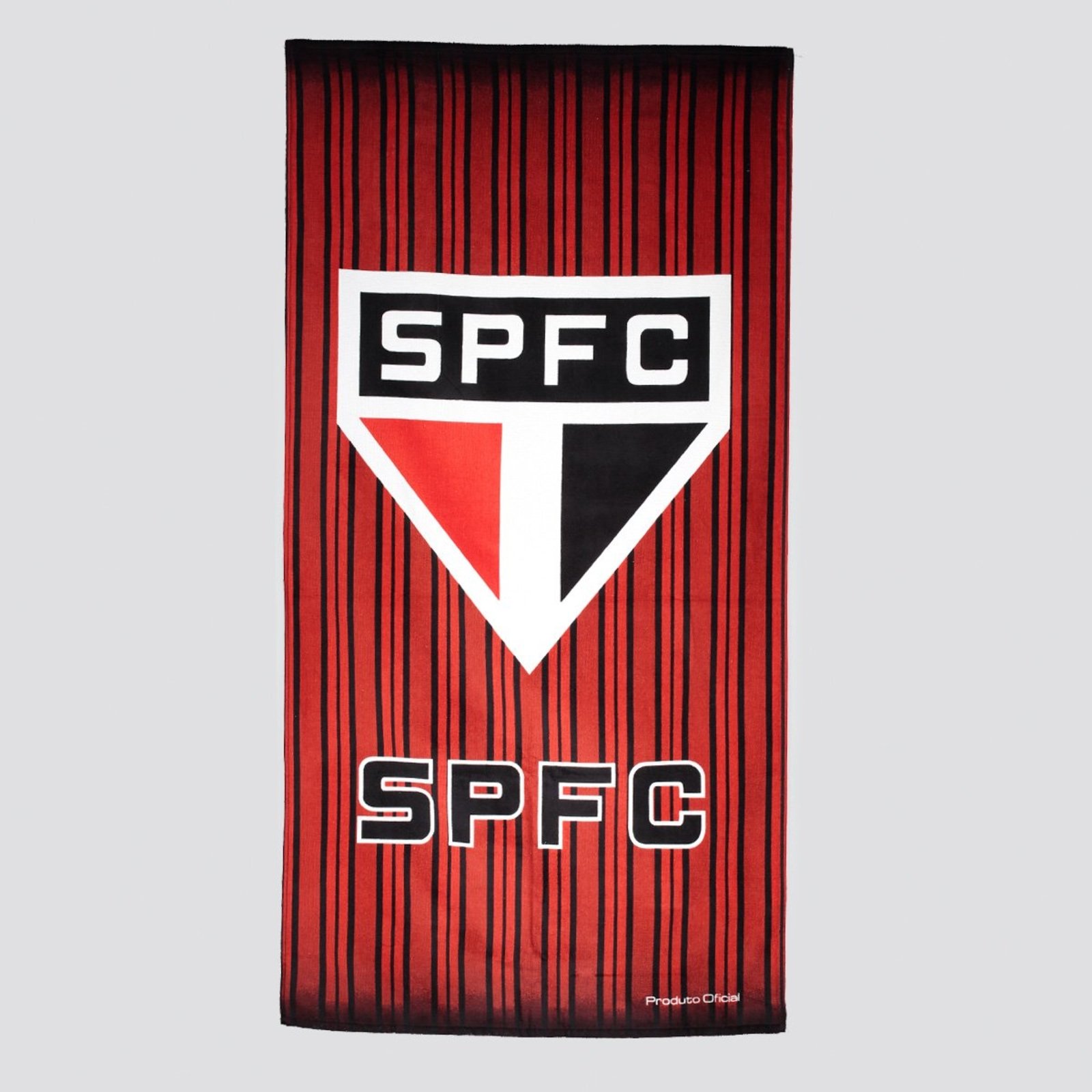 Toalha Bouton São Paulo Vermelha e Preta