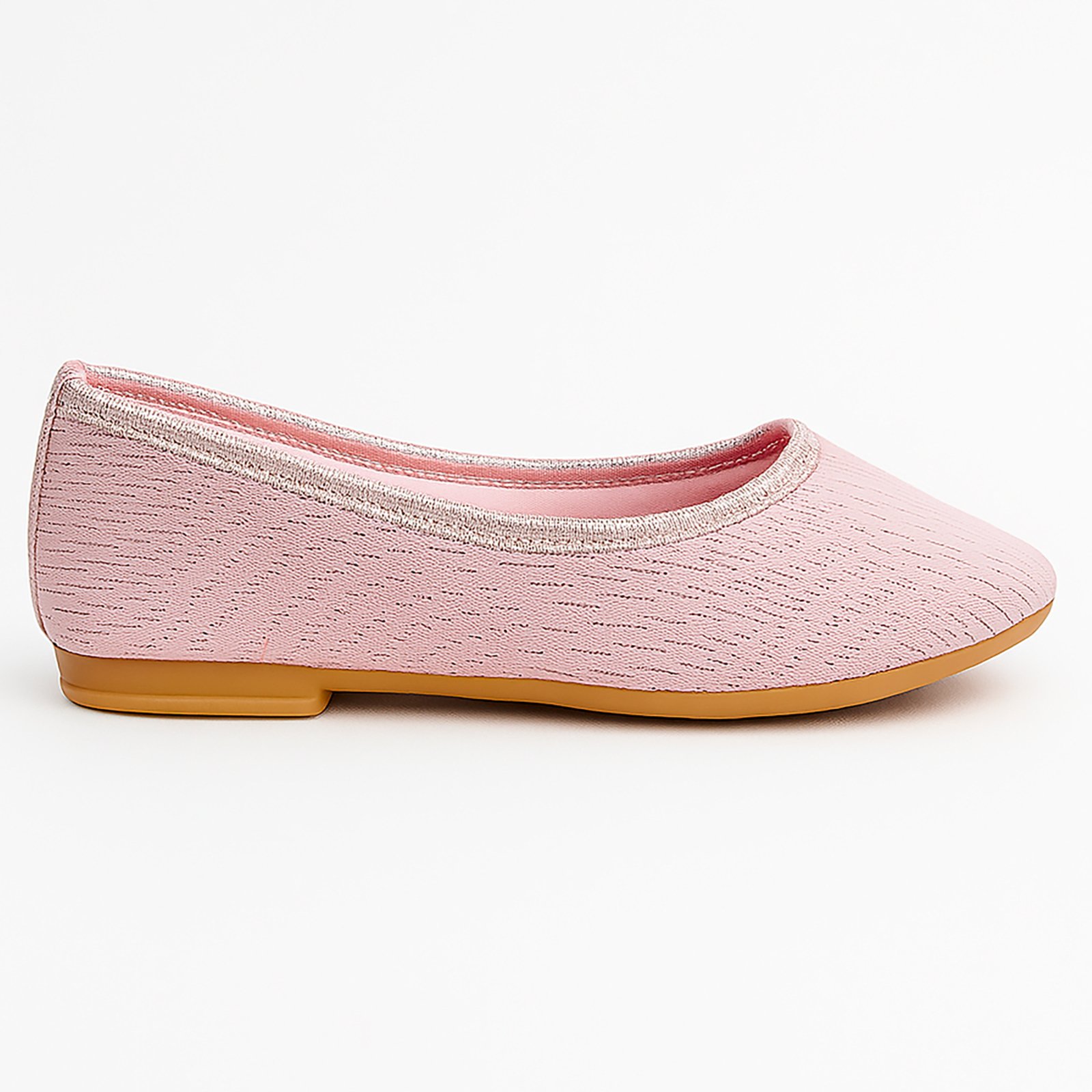 Infantil - Sapatilha Feminina de Tecido que Abraça os Pés Super Confortável Escolar Rosa Pepite