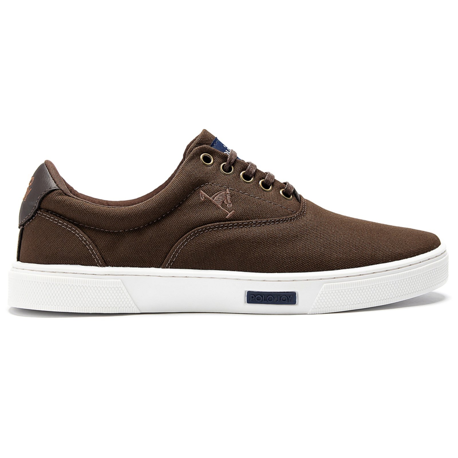 Sapatênis Masculino Tenis Polo Joy Casual Todos Tamanhos Café
