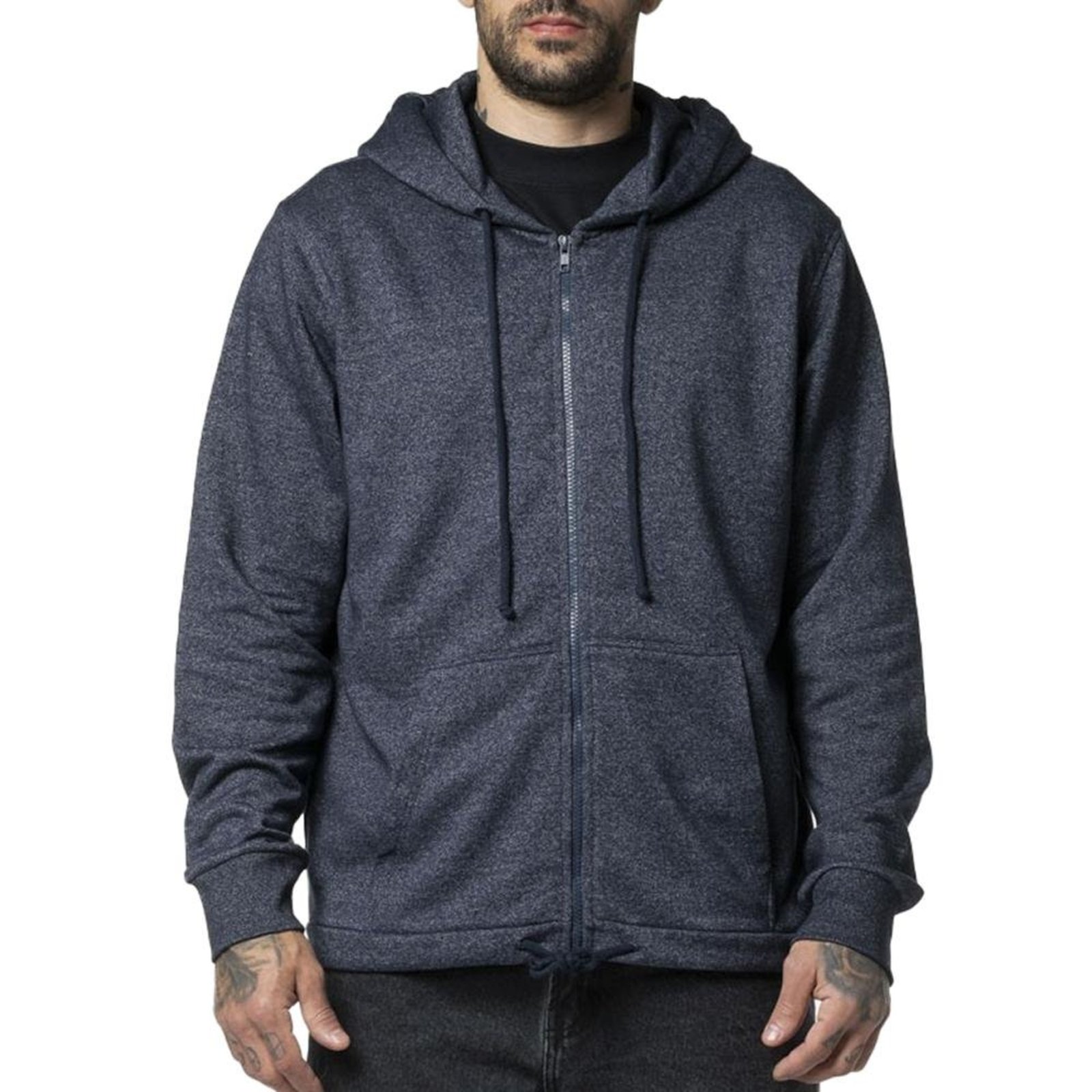 Moletom RVCA Aberto Yokon 1/4 Zip 300G WT24 Marinho