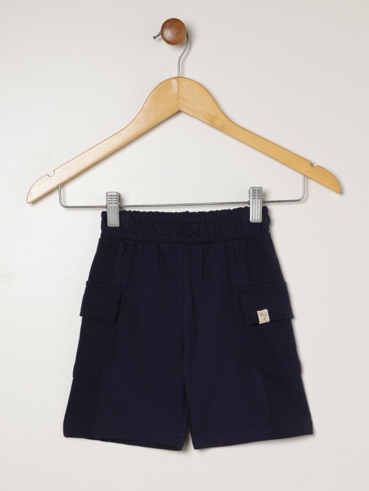 Infantil - Bermuda Cargo Para Menino -MARINHO