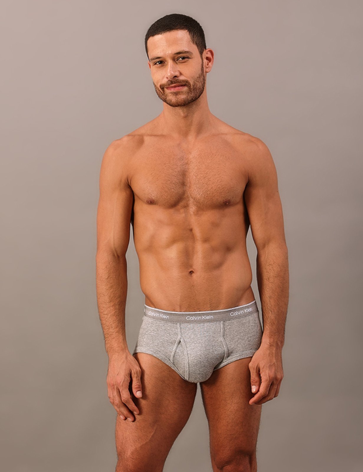 Kit 3 Cuecas Brief Cotton Rib Calvin Klein - 020 Calvin Klein Jeans