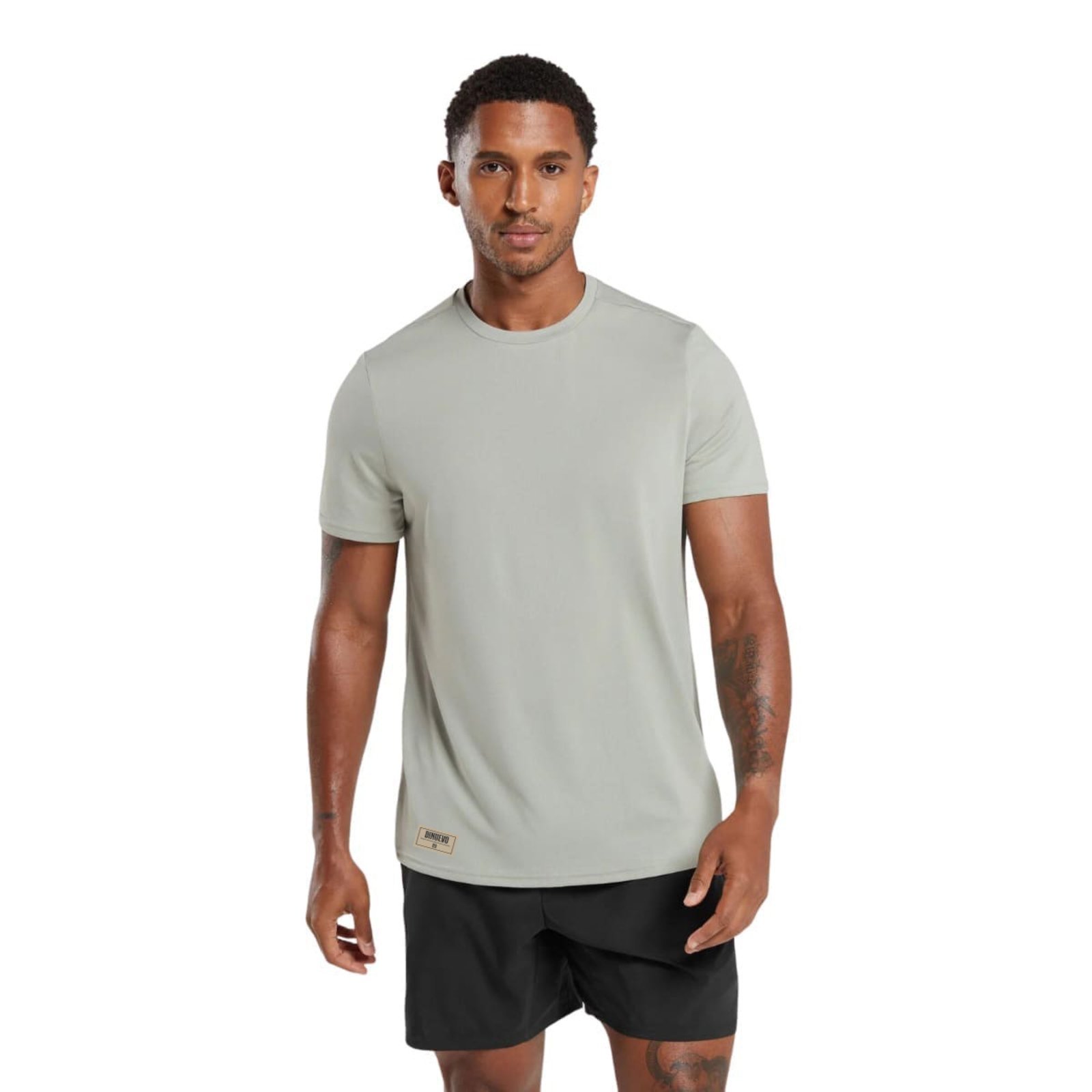 Camiseta Masculina Dry Fit Sport Premium Cinza Chumbo