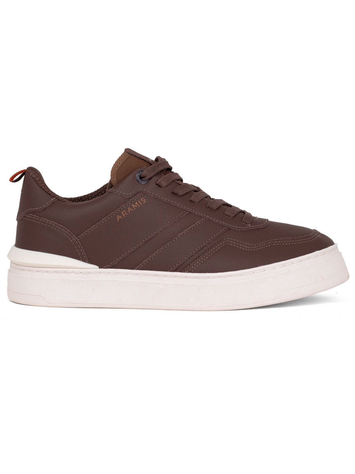 Tênis Masculino Aramis Casual Legacy Rise Couro Legítimo Premium Conforto Marrom