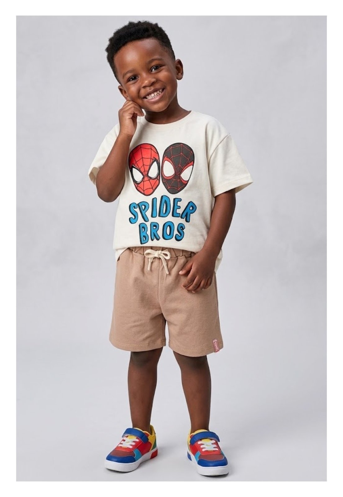 Infantil - Conjunto Menino Marvel Spider Man e Miles Morales