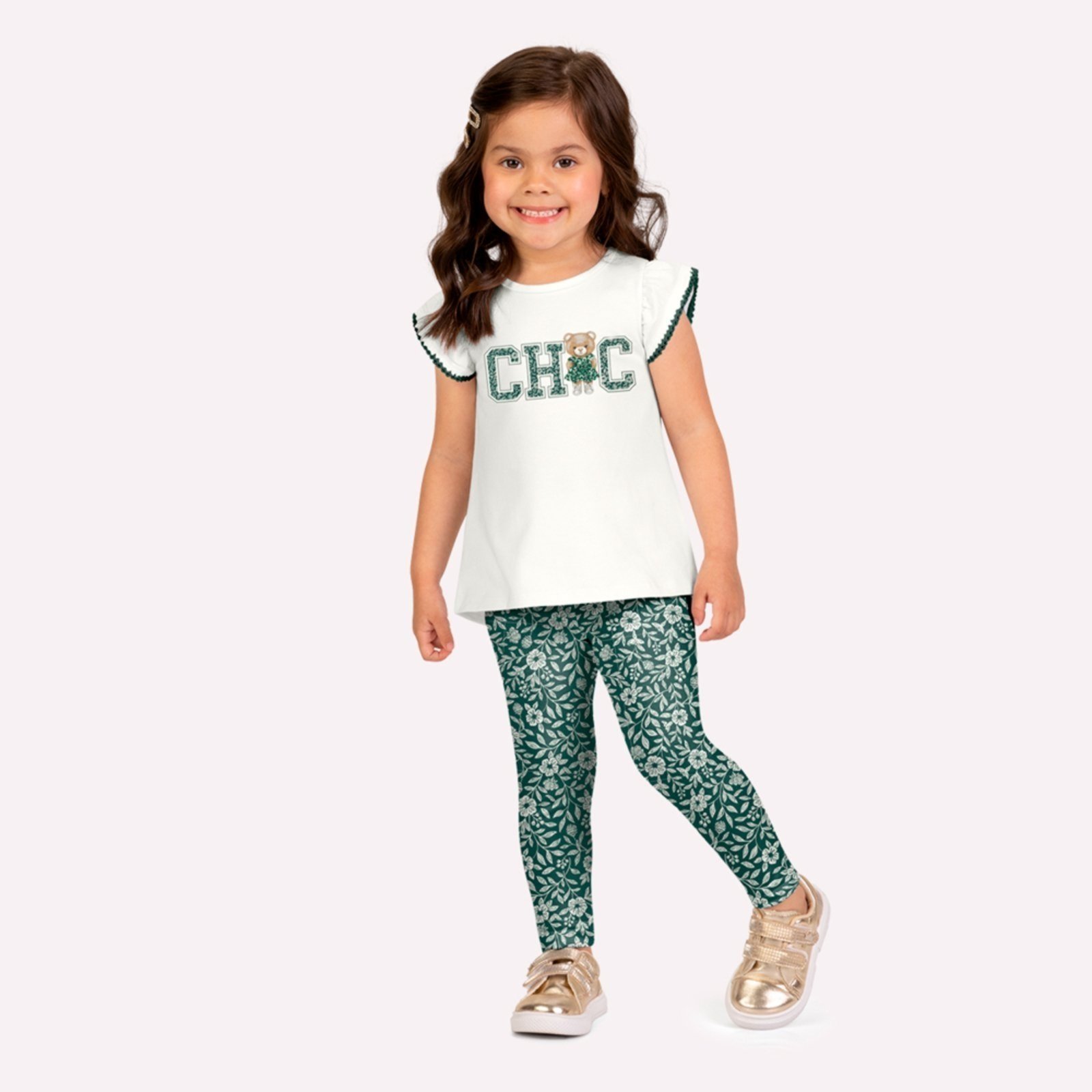 Infantil - Conjunto Menina Lettering Milon