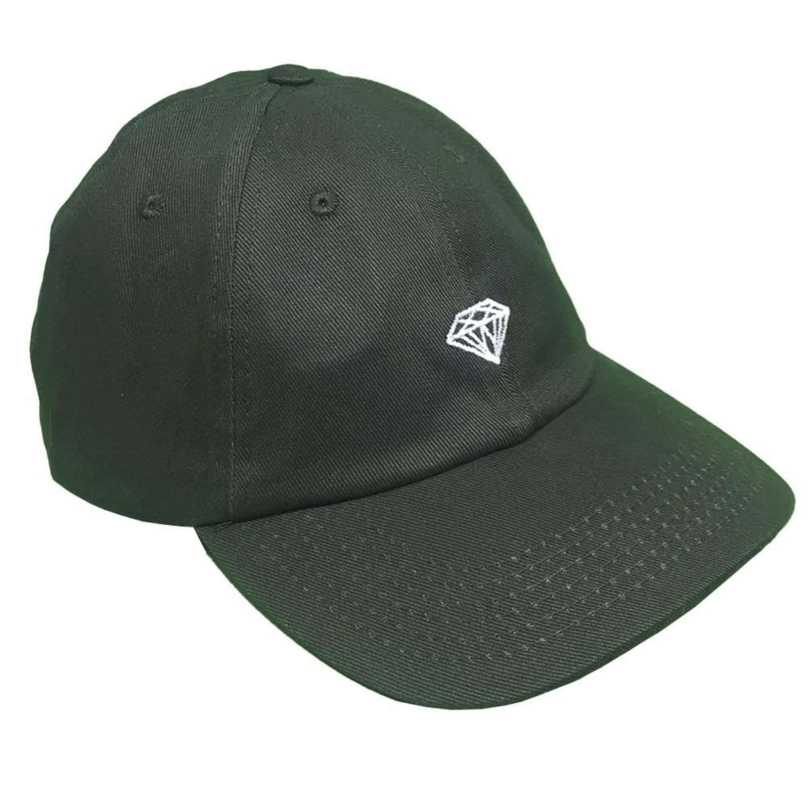 Boné Diamond Aba Curva Micro Brilliant Dad Hat Verde
