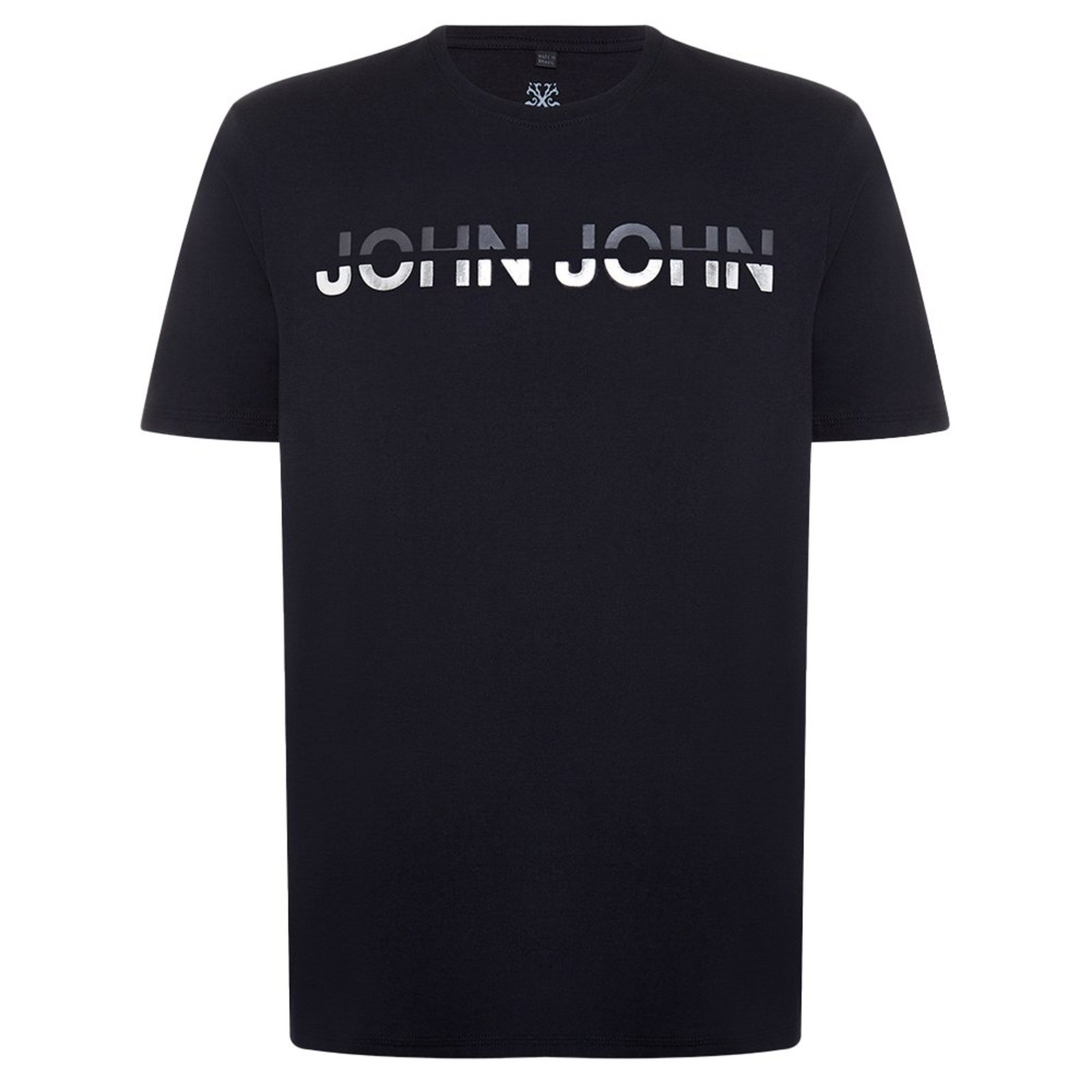 Camiseta John John Regular Duo Side In24 Preto Masculino