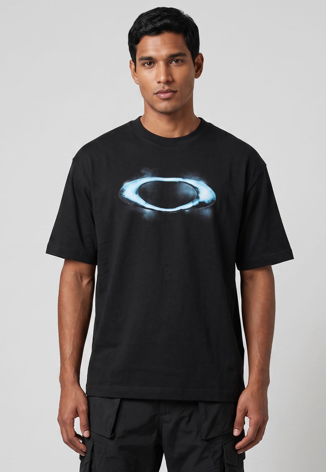 Camiseta Masculina Oakley Icy Ellips Preta